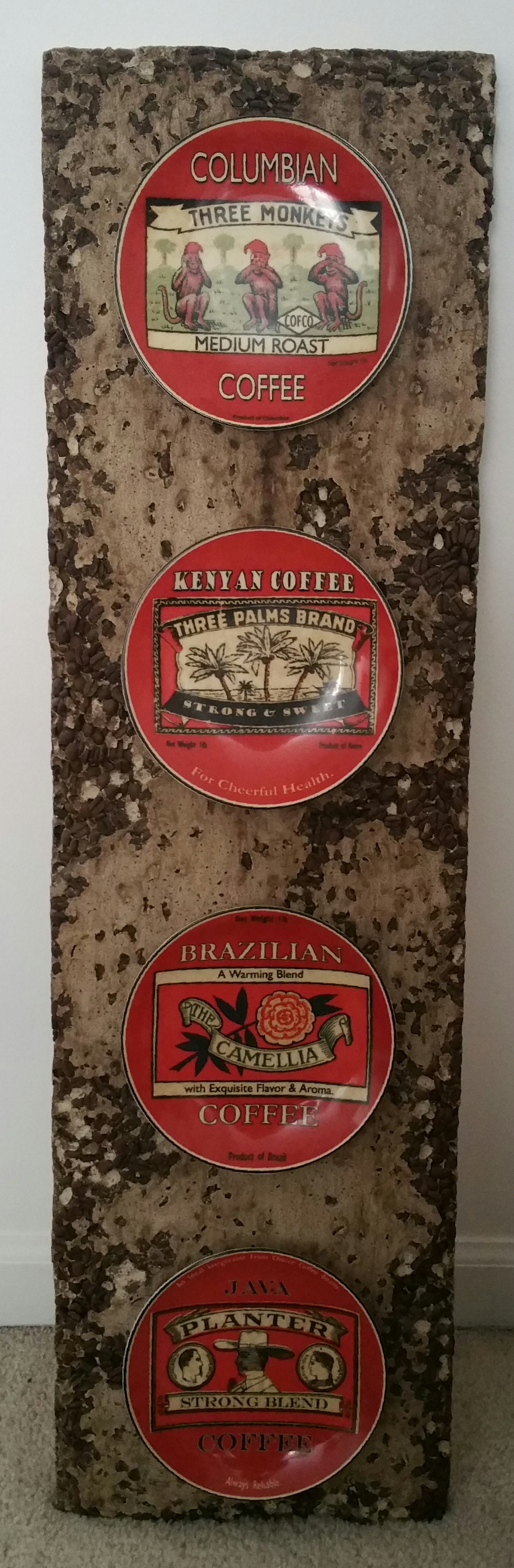 coffee bean concrete mold