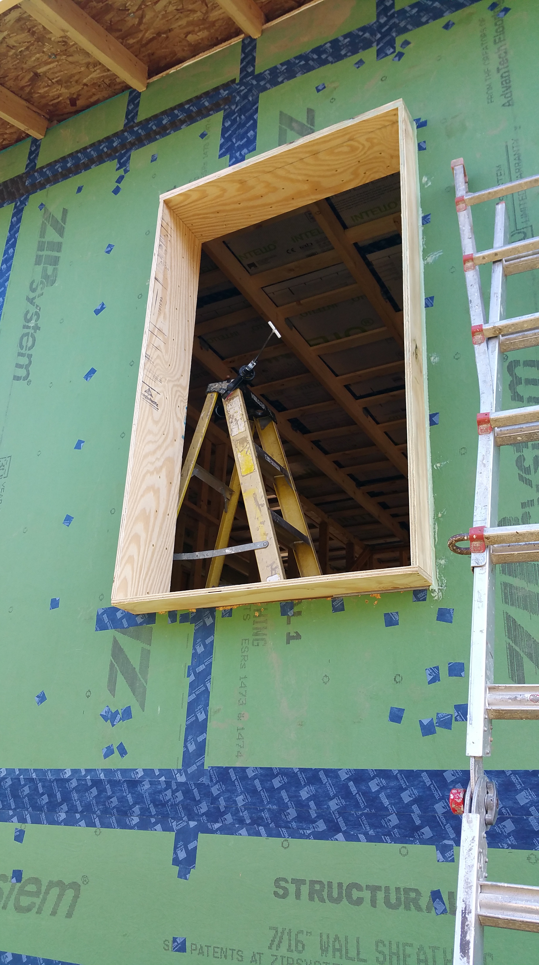 BR #2 window buck with HF sealant