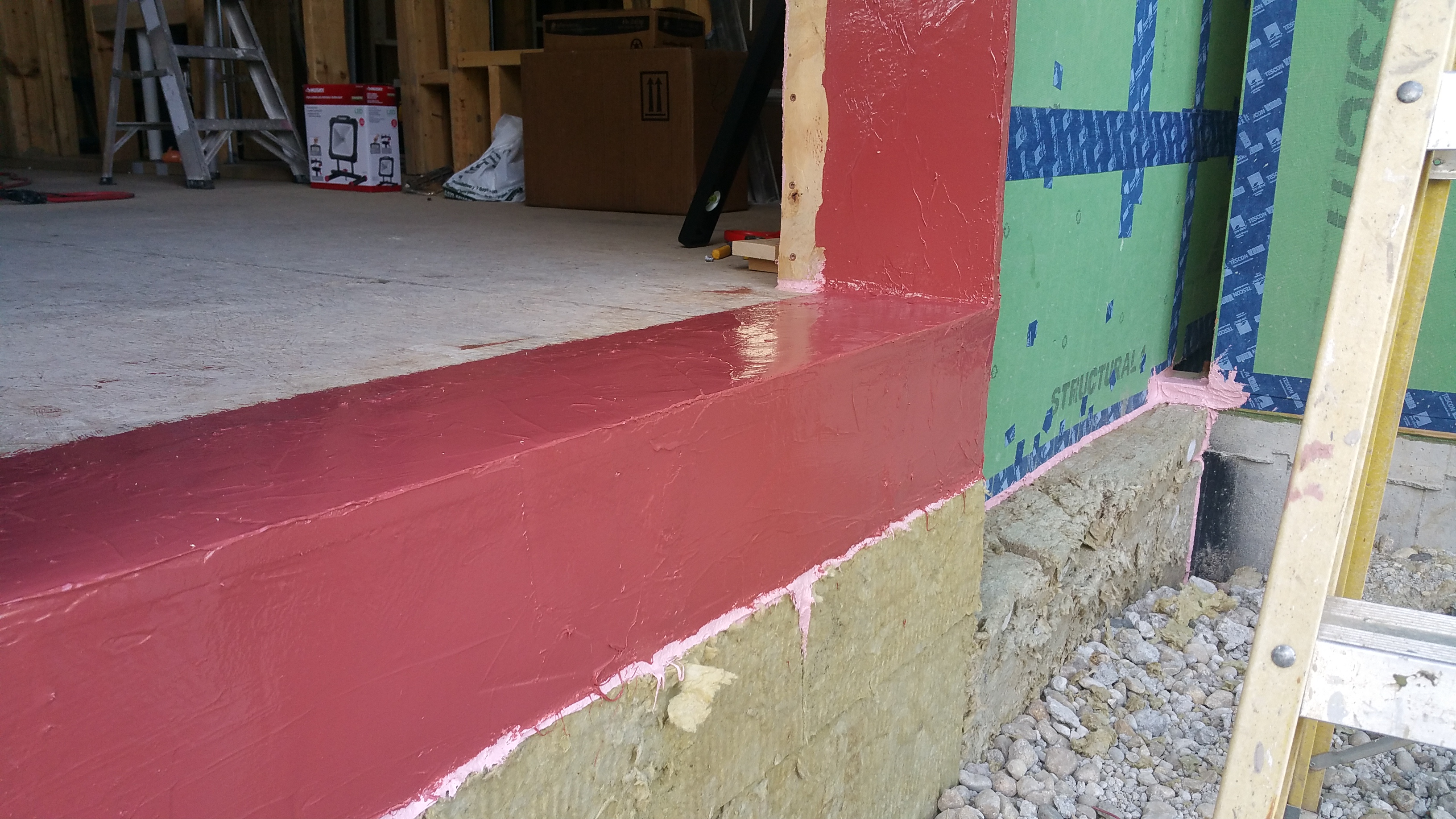 front door entry low shot of fast flash