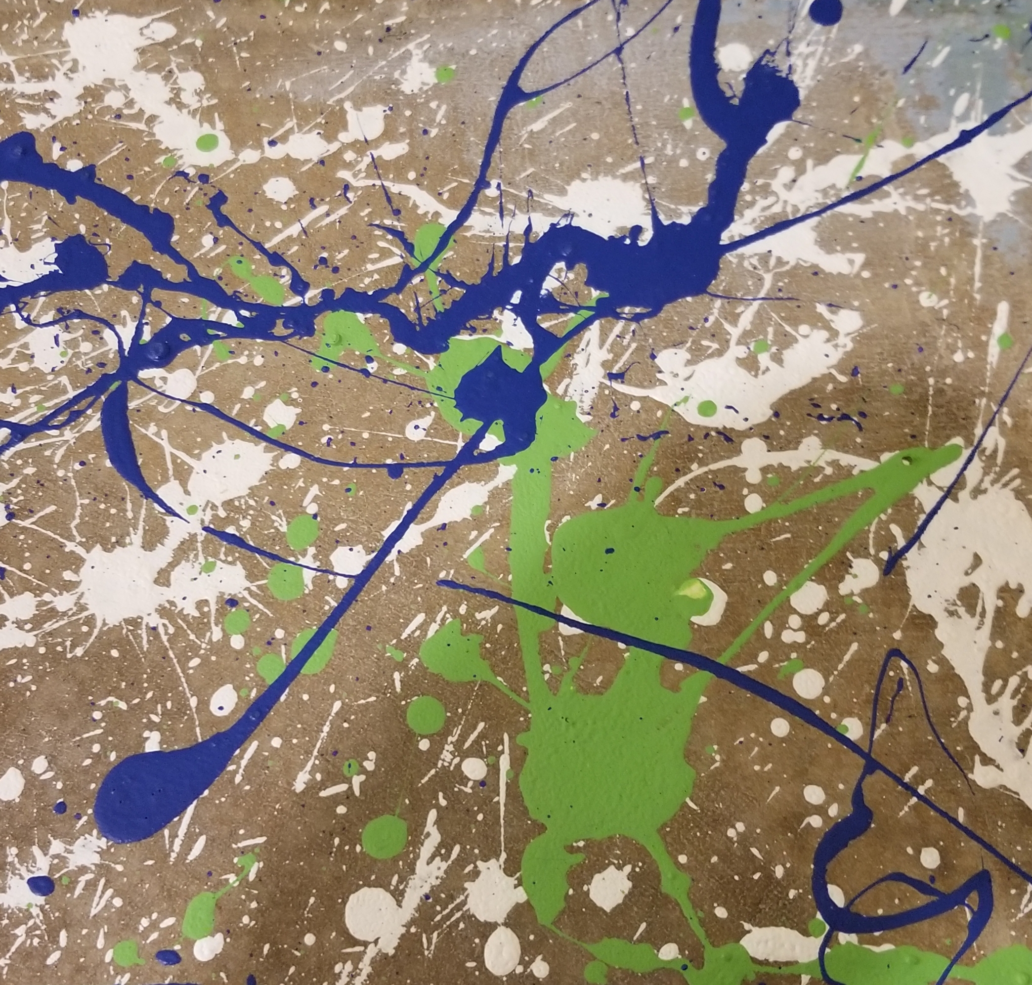 basement spatter close up