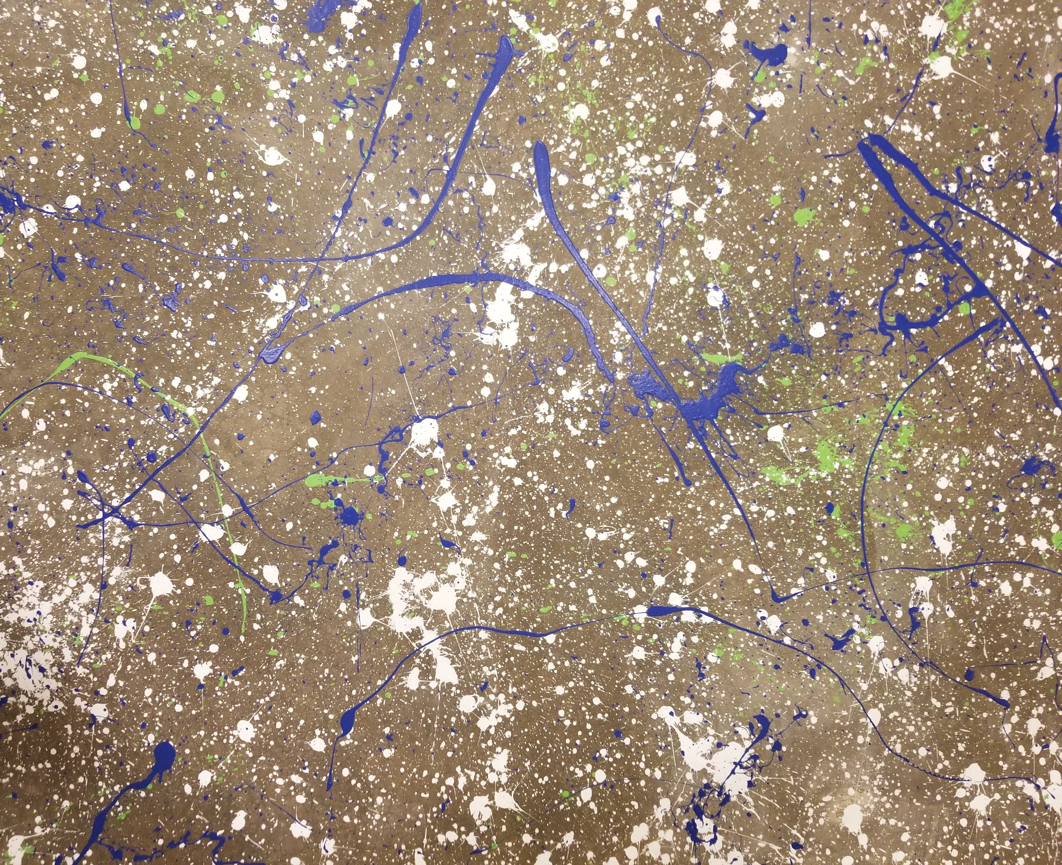 experimenting more blue