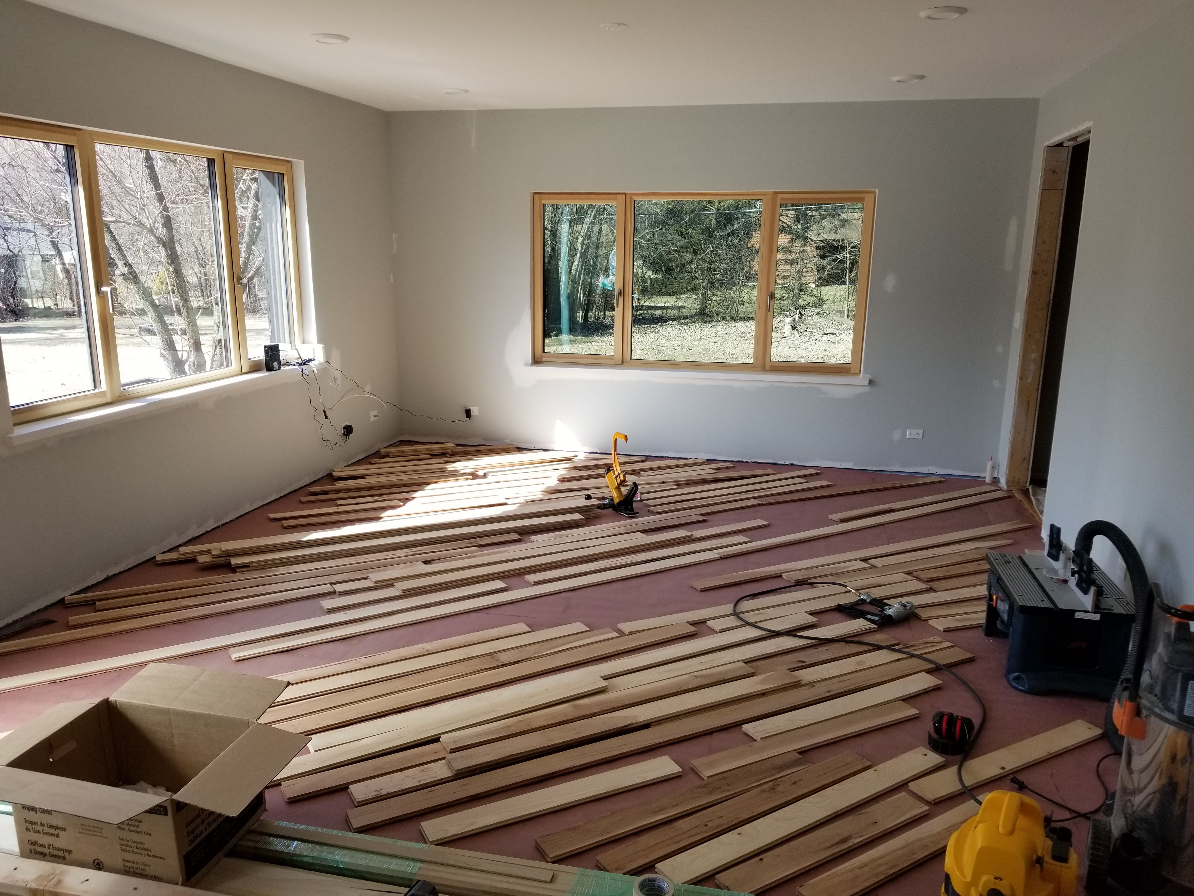 family rm wood going down