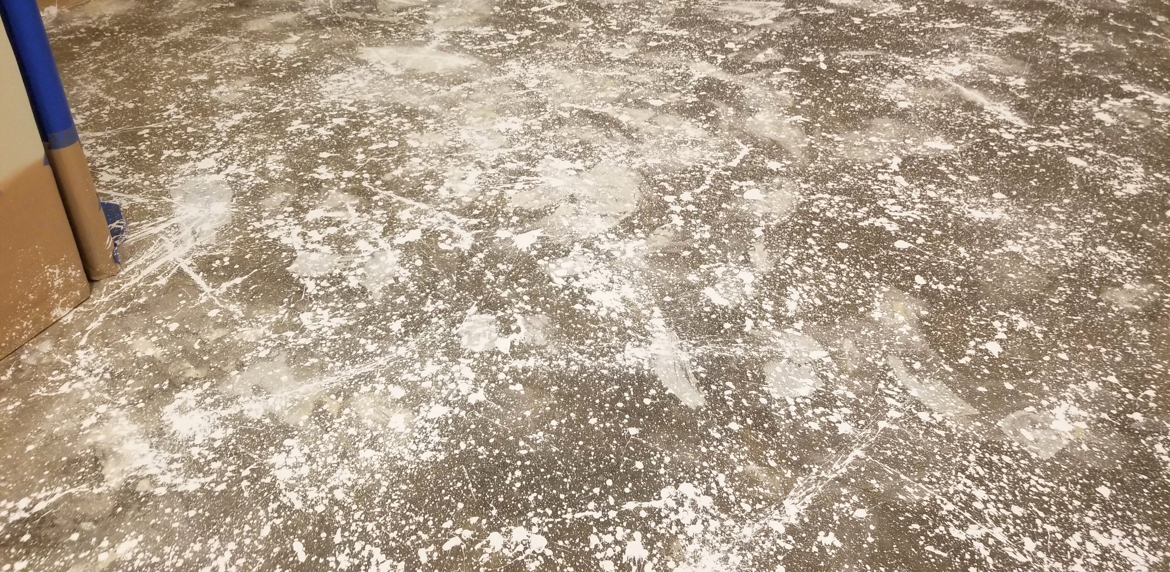 getting white base coat down