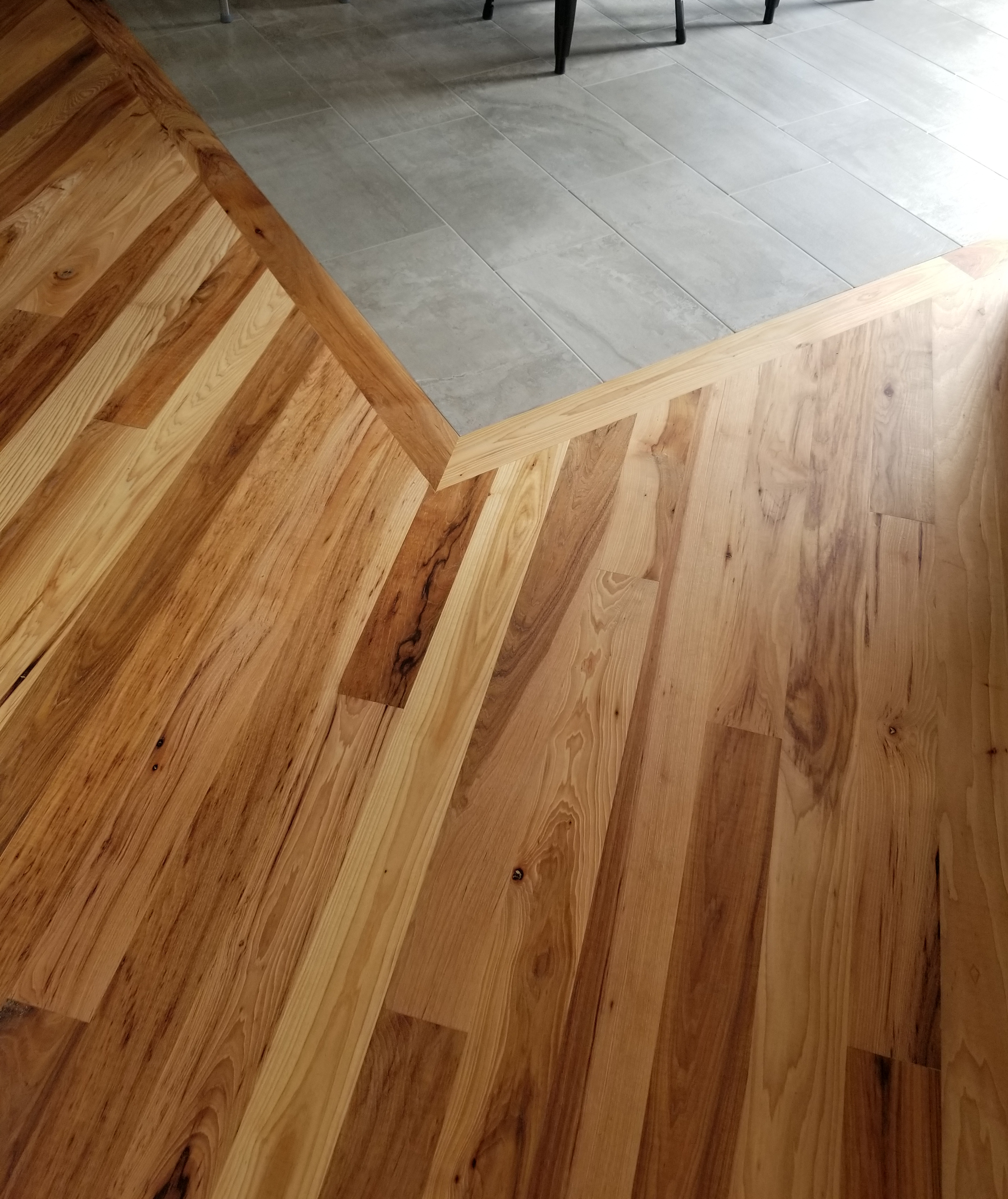 kitchen family rm corner finished