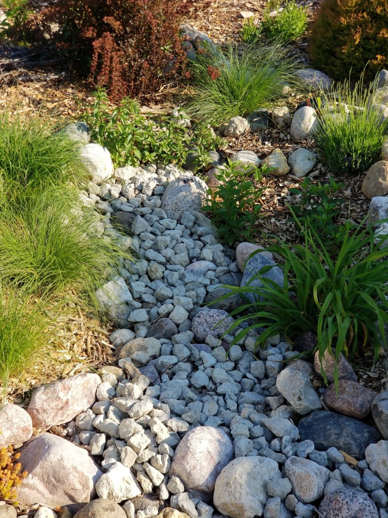 culvert filled with small boulders
